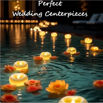 Плавающие фигурные чудо свечи, Led свечи для создания романтики