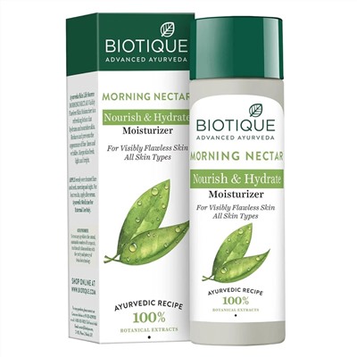 Biotique Morning Nectar Nourish & Hydrate Moisturizer / Биотик Увлажняющий и питательный лосьон для лица 120 мл