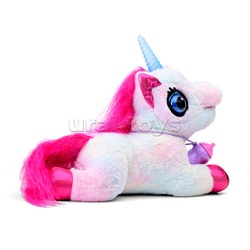 Лошадка "Сказочный единорог" (поет, пьет молоко, издает звуки) в коробке