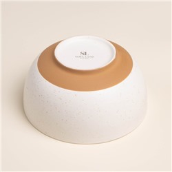 Салатник SL Home «С Новым Годом», 850 мл, d=15.5 см, керамика, белый