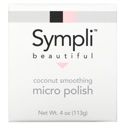 Sympli Beautiful, кокосовый скраб для гладкости кожи, 113 г (4 унции)