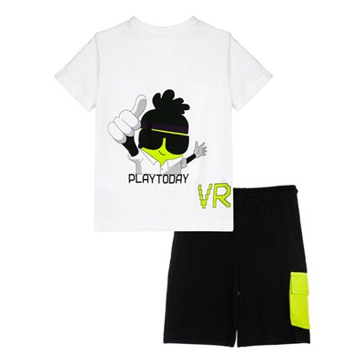 Комплект трикотажный для мальчиков: фуфайка (футболка), шорты