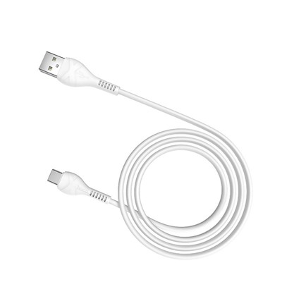 Кабель USB - Type-C Hoco X37 Cool power 15W 100см 3A  (white)