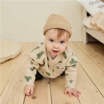 Джемпер детский «Крошка Я. Еловые веточки», рост 68-74 см