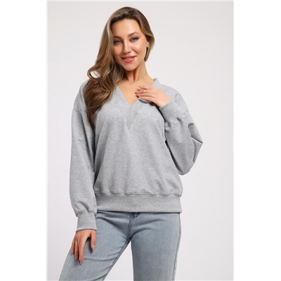 Свитшот 21064 (Серый меланж)