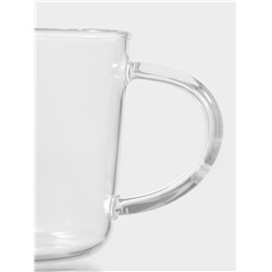 Кружка Magistro «Кап», 450 мл,13×10×7.8 см, боросиликатное стекло, прозрачная