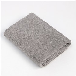 Полотенце махровое «Экономь и Я», 70×130 см, хлопок 100%, 350 г/м², серое