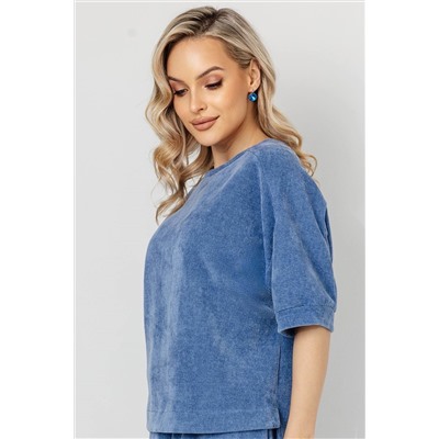 Блузка женская  4482В/02/Джинсовый
