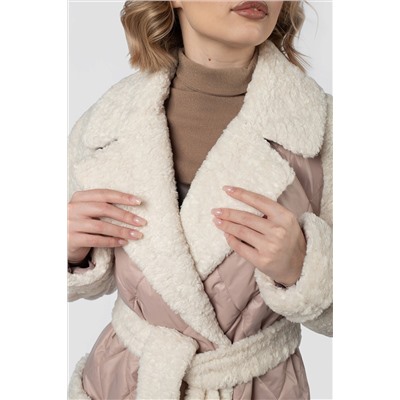 01-12124 Пальто женское демисезонное (пояс)