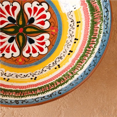 Бульонница узбекская Риштанская Керамика, 1.8 л, d=25 см, керамика, МИКС