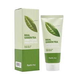 Farmstay Пилинг-гель с экстрактом зеленого чая Real Green Tea Deep Clear Peeling Gel