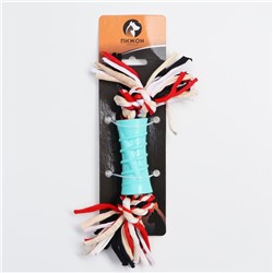 Игрушка-трубка с резьбой на канате «Фонтан», трубка 7.5 см, микс цветов