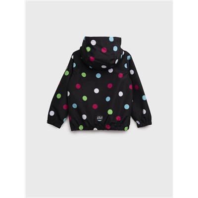 Куртка текстильная с полиуретановым покрытием для девочек (ветровка)