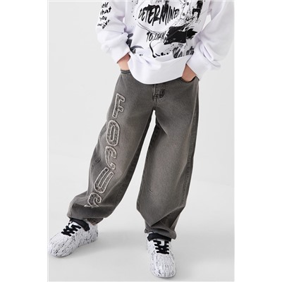 Брюки текстильные джинсовые для мальчиков PLAYTODAY, 1240613