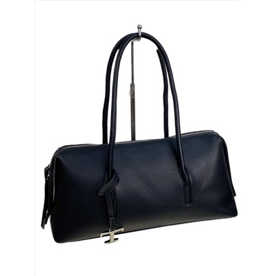 Женская сумка из искусственной кожи, цвет черный