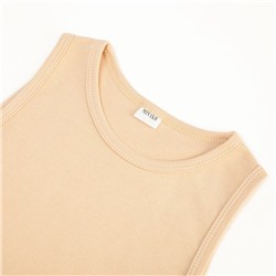 Майка домашняя женская MINAKU: Home collection, бежевая, размер 42