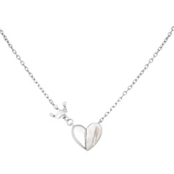 Колье, жемчуг swarovski , перламутр, FYN-3552