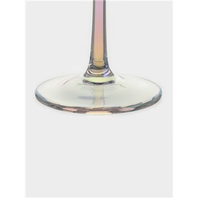 Бокал для шампанского Magistro «Дарио», 180 мл, 5×27.5 см, стекло, перламутровый