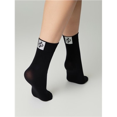 Полиамидные CONTE FANTASY Матовые носки с сияющей термоаппликацией Conte