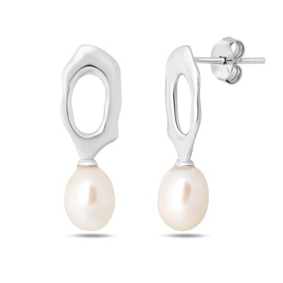 Серьги, жемчуг, BY-0511