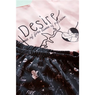 Пижама женская Hot Story Desire (майка + шорты)