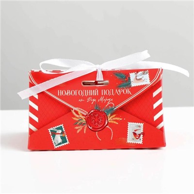 Бонбоньерка новогодняя «Новогодняя почта», 10×5.5×5.5 см, Новый год
