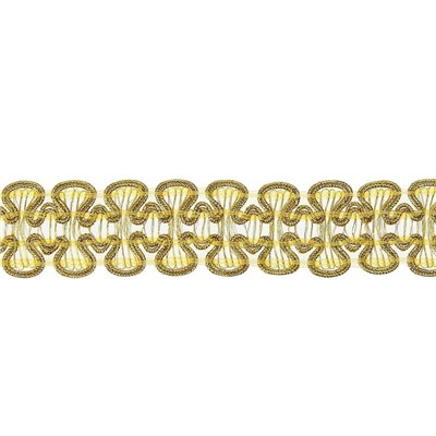 Тесьма плетёная золотая, в упаковке 20 м