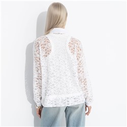 Бомбер кружевной, Эпичный шик (white)