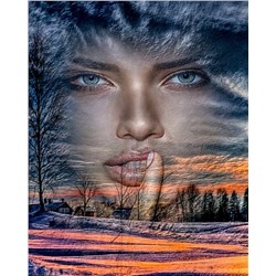 Алмазная мозаика 50*40 см с подрамником