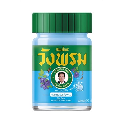 Wang Prom Синий тайский бальзам охлаждающий на основе трав, 50 г KRISTALLER, 1112158