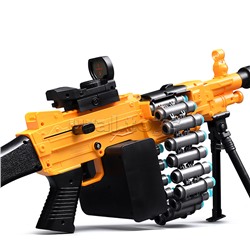 Автомат "Захват" с мягкими полимерными пулями, цвет жёлтый, в коробке