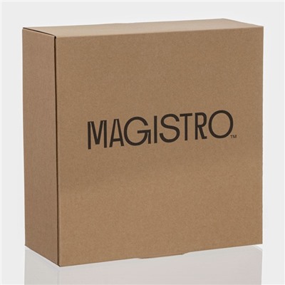 Ваза для фруктов Magistro «Фейерверк», 1.4 л, 25×10 см, стекло, прозрачная