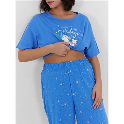 КОМПЛЕКТ ЖЕНСКИЙ (ДЖЕМПЕР, БРИДЖИ) 592598