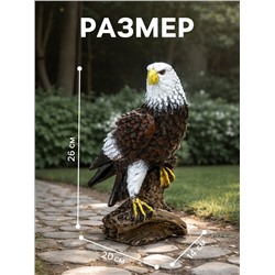 Садовая фигура из полистоуна «Ястреб», 20×14×26 см