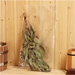 Веник для бани, эвкалиптовый, в пакете, «Добропаровъ»