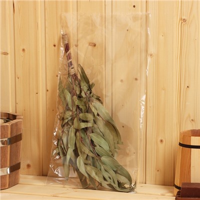 Веник для бани, эвкалиптовый, в пакете, «Добропаровъ»