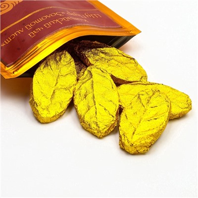 Китайский выдержанный чай «Шу Пуэр Золотой лист», сырой, 50 г + - 5 г, 6 штук