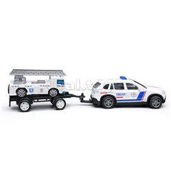 Машина "Городская служба полиции" металл, в коробке
