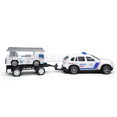 Машина "Городская служба полиции" металл, в коробке