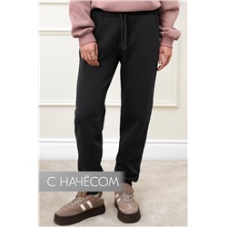 Женские брюки из футера с начесом Happyfox