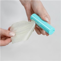 Салфетки матирующие, в рулоне, d=2.4×9 см, 7 м