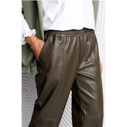 Брюки из экокожи на резинке 422 НАТАЛИ, 1224904