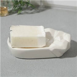 Мыльница «Белая», 12×8.5 см