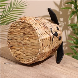 Корзина плетёная «Собачка», 29×29×24 см