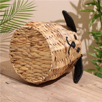 Корзина плетёная «Собачка», 29×29×24 см