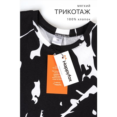 Хлопковый костюм для мальчика Happyfox