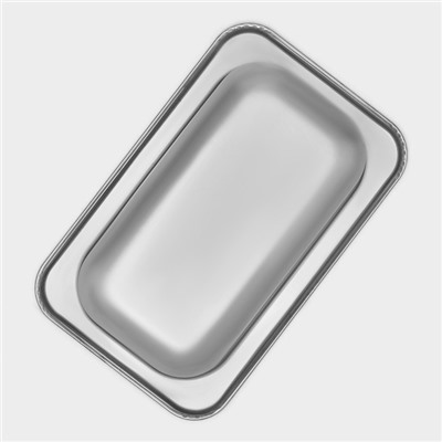 Гастроёмкость GN 1/9 Hanna Knövell, 100 мм, 17.6×11.2×10 см, толщина 0.6 мм, нержавеющая сталь