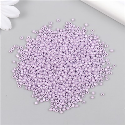 Бисер стекло 12/0 «Нежная сирень», зефирный, 450 г