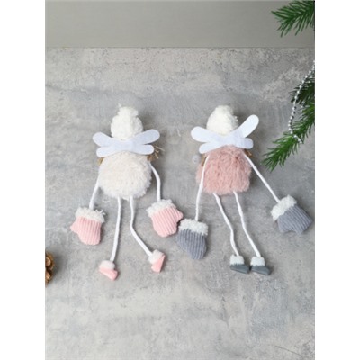 Новогоднее украшение Ангел магнитные ручки 7*4*22 см / N112ABС /уп 200/ микс