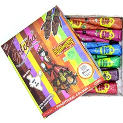 Golecha Набор цветной хны Golecha (12 конусов в упаковке) Разноцветный